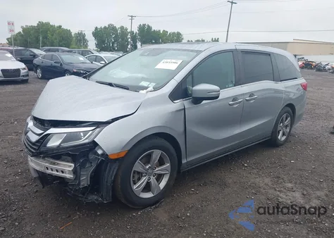 2019 Honda Odyssey Ex-L z USA, uszkodzony, nr VIN 5FNRL6H73KB123556